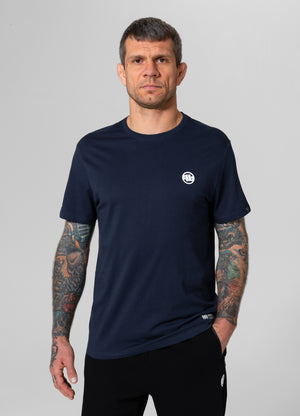 SMALL LOGO Lightweight Dark Navy T-shirt - Pitbullstore.eu