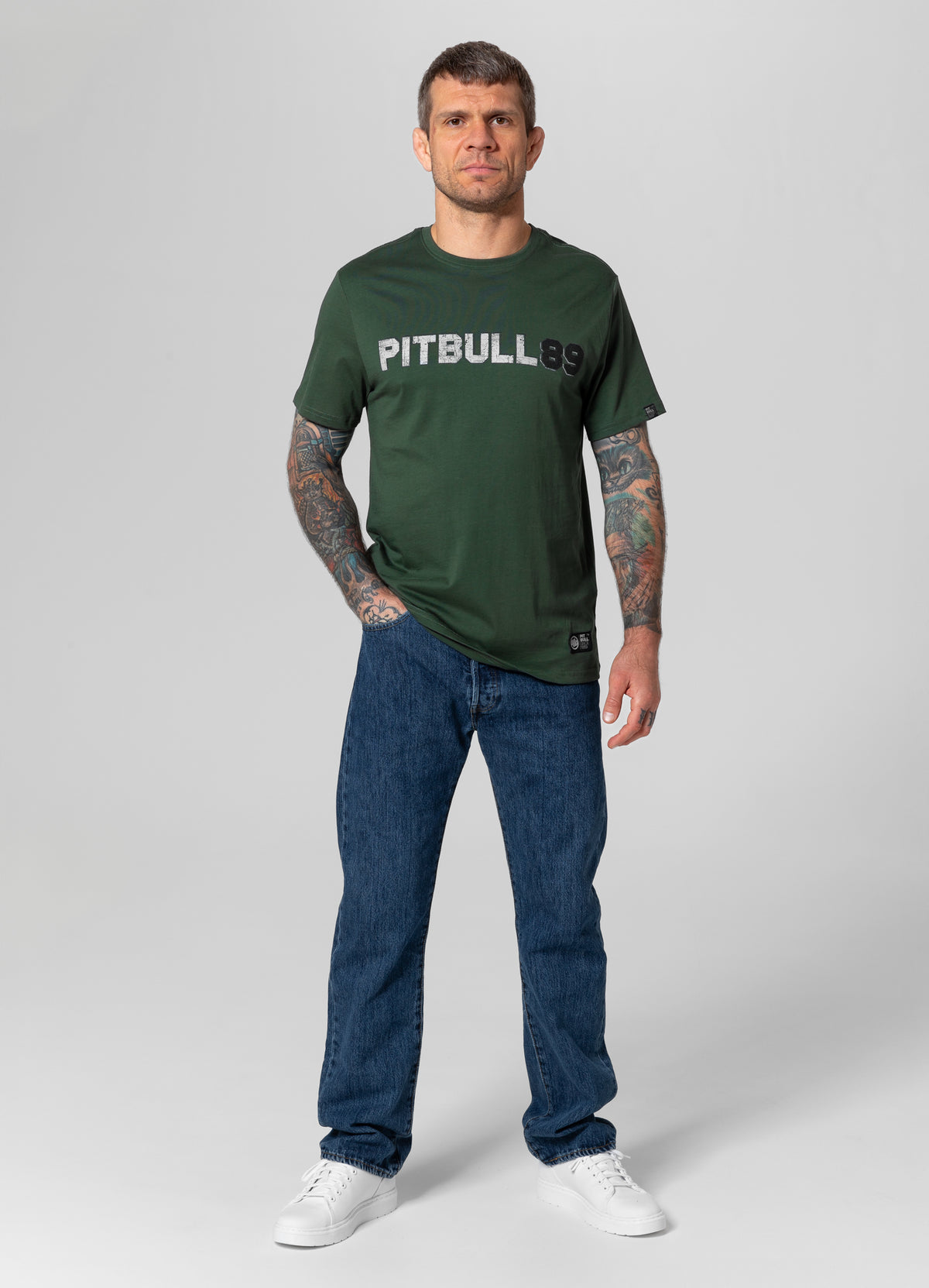 DOG 89 Green T-shirt - Pitbullstore.eu