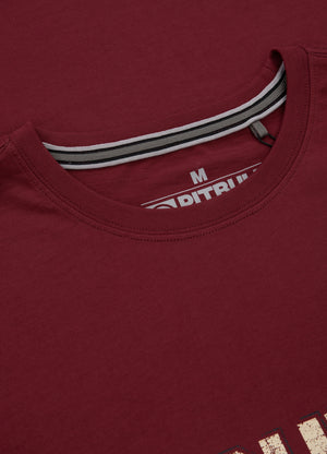 DOG 89 Burgundy T-shirt - Pitbullstore.eu