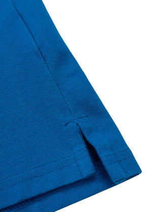 PIQUE STRIPES REGULAR Blue Polo T-shirt - Pitbullstore.eu