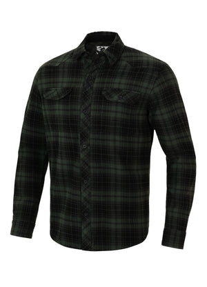 MITCHELL Green/Black Flannel Shirt - Pitbullstore.eu