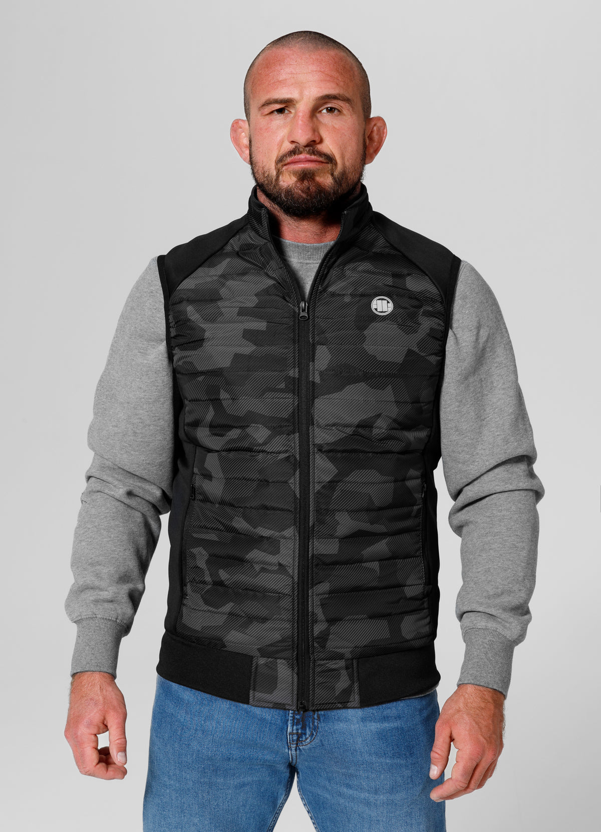 Quilted Vest PACIFIC Black Camo