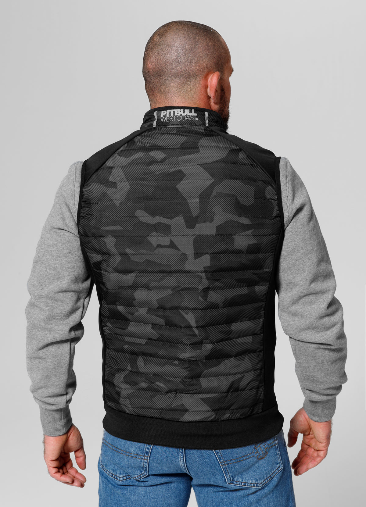 Quilted Vest PACIFIC Black Camo
