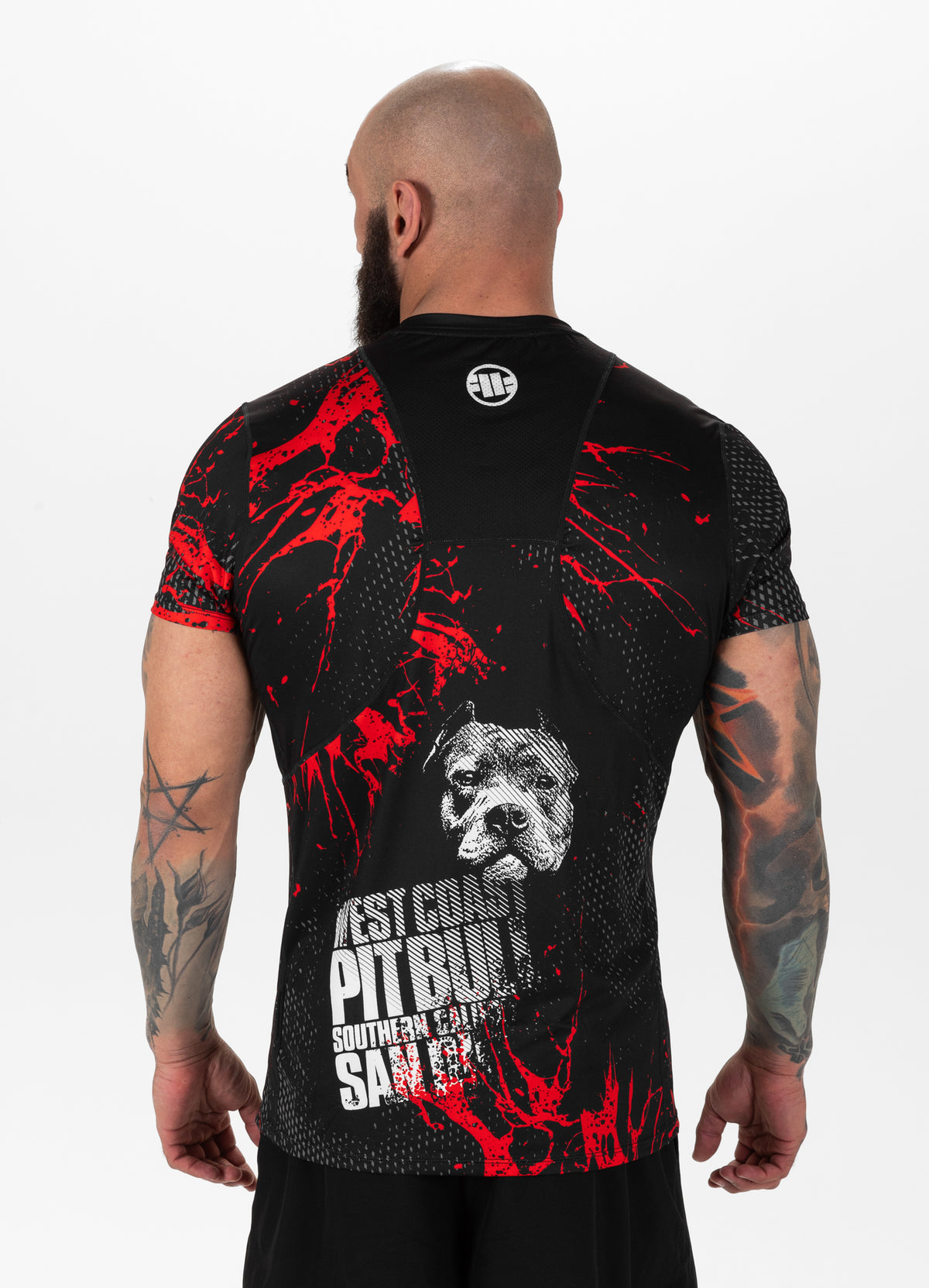 BLOOD DOG 2 Black Mesh T-shirt - Pitbullstore.eu