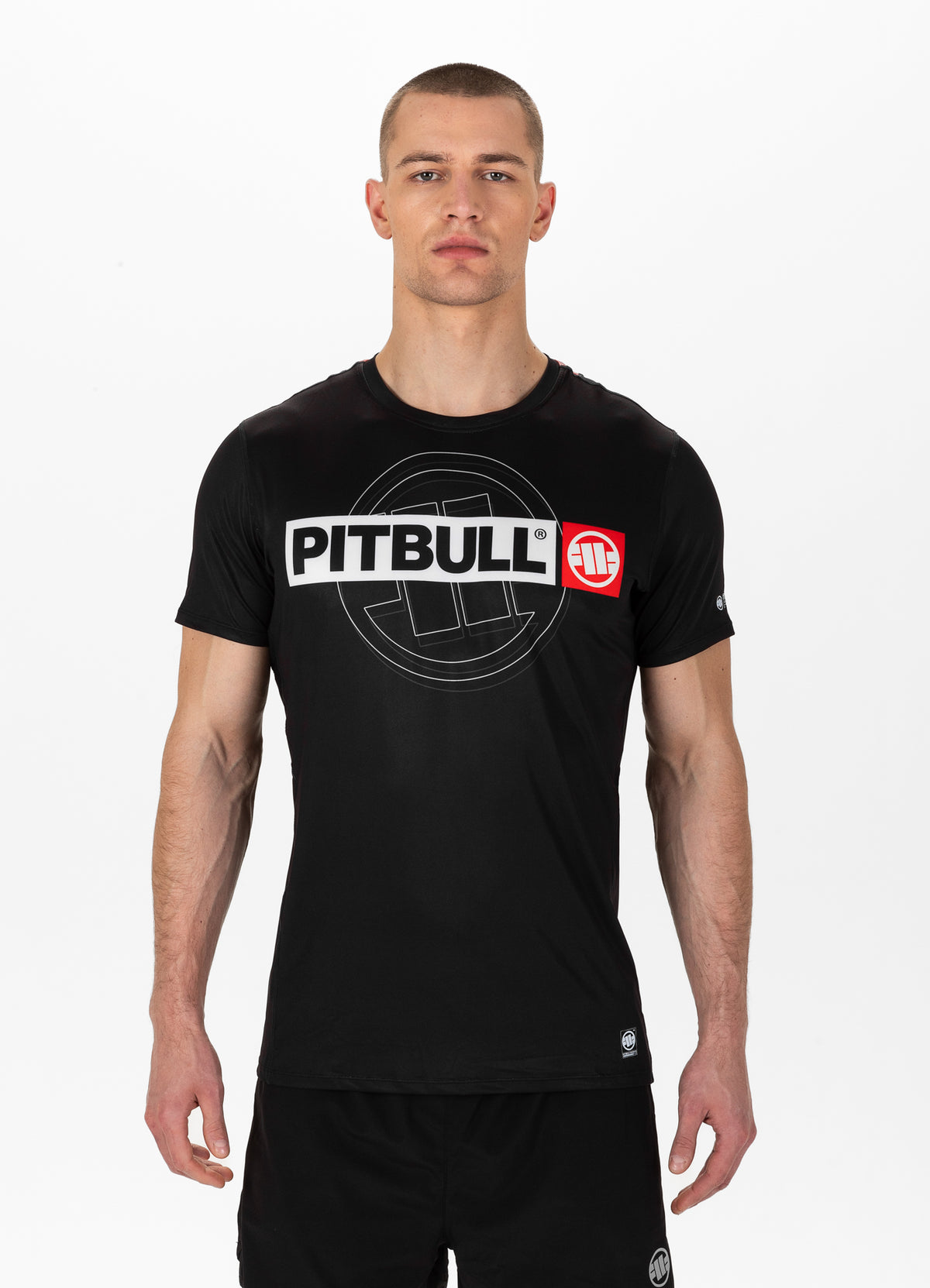 HILLTOP SPORTS Black Mesh T-shirt - Pitbullstore.eu