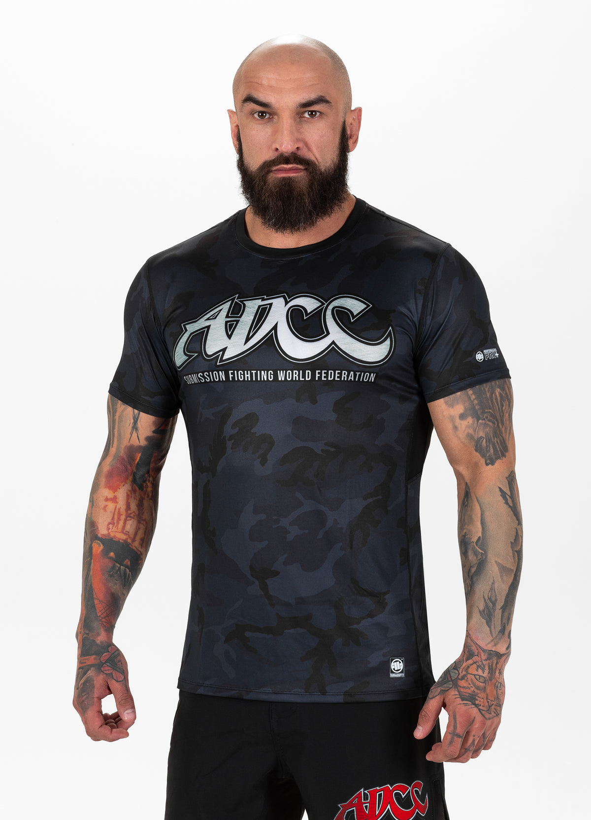 ADCC 2 All Black Camo Mesh T-shirt - Pitbullstore.eu