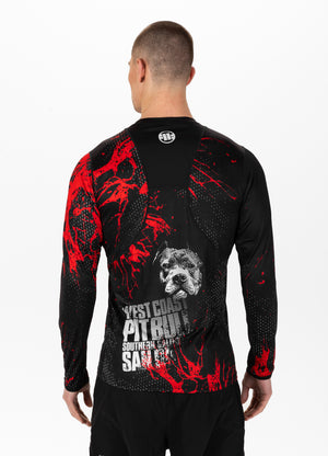 BLOOD DOG 2 Black Mesh Longsleeve T-shirt - Pitbullstore.eu