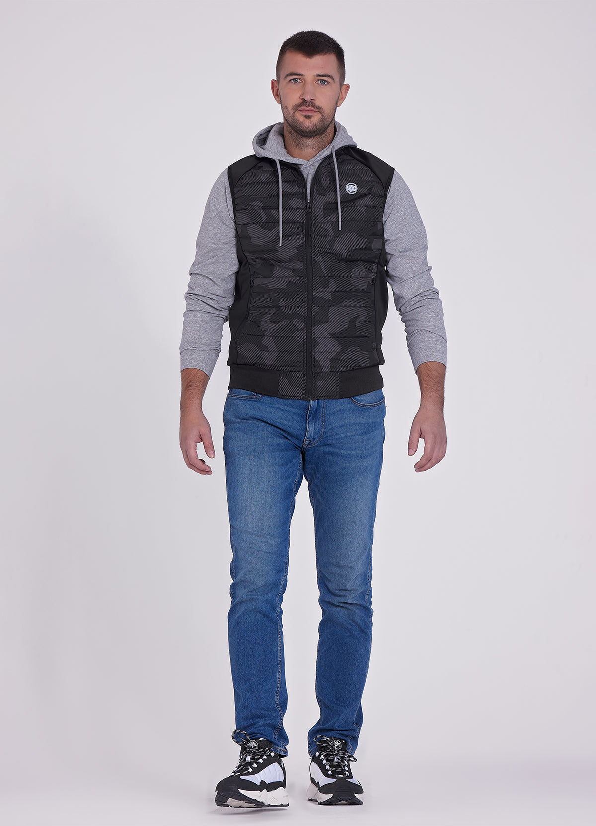 Quilted Vest PACIFIC Black Camo - Pitbull West Coast International Store 