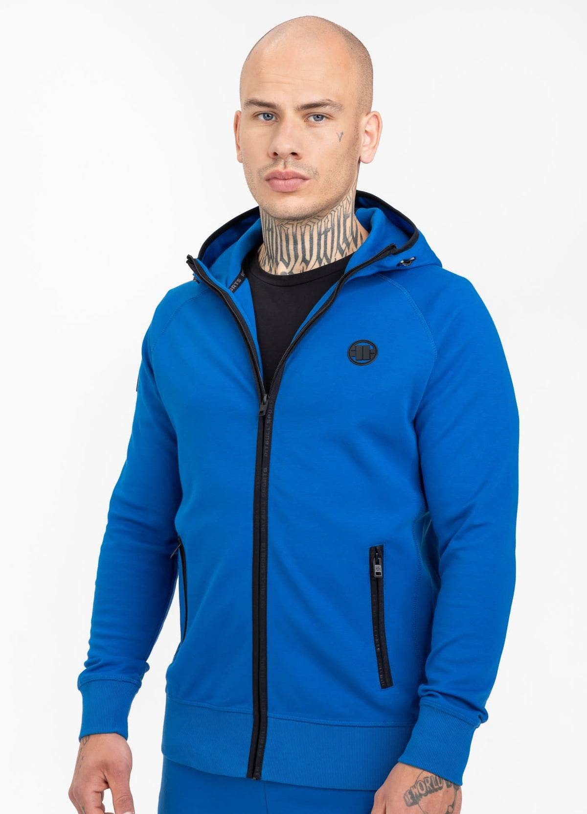 Hooded Sweatjacket HARRIS Royal Blue - Pitbull West Coast International Store 