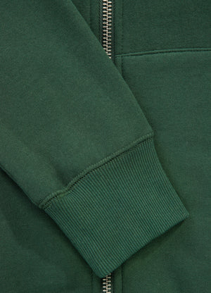 NEW LOGO Dark Green Zip Hoodie - Pitbull West Coast International Store 