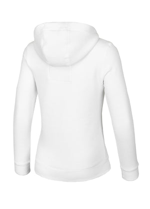 Women's hoodie SMALL LOGO White - Pitbull West Coast International Store 