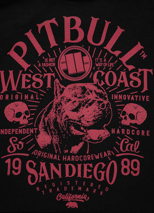 Bluza rozpinana z kapturem SAN DIEGO 89 Czarna - kup z Pit Bull West Coast Oficjalny Sklep 