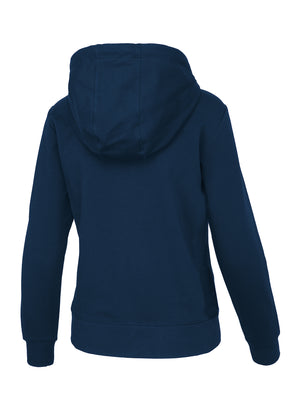 Women's hooded zip JASMINE French Terry Dark Navy - Pitbull West Coast International Store 