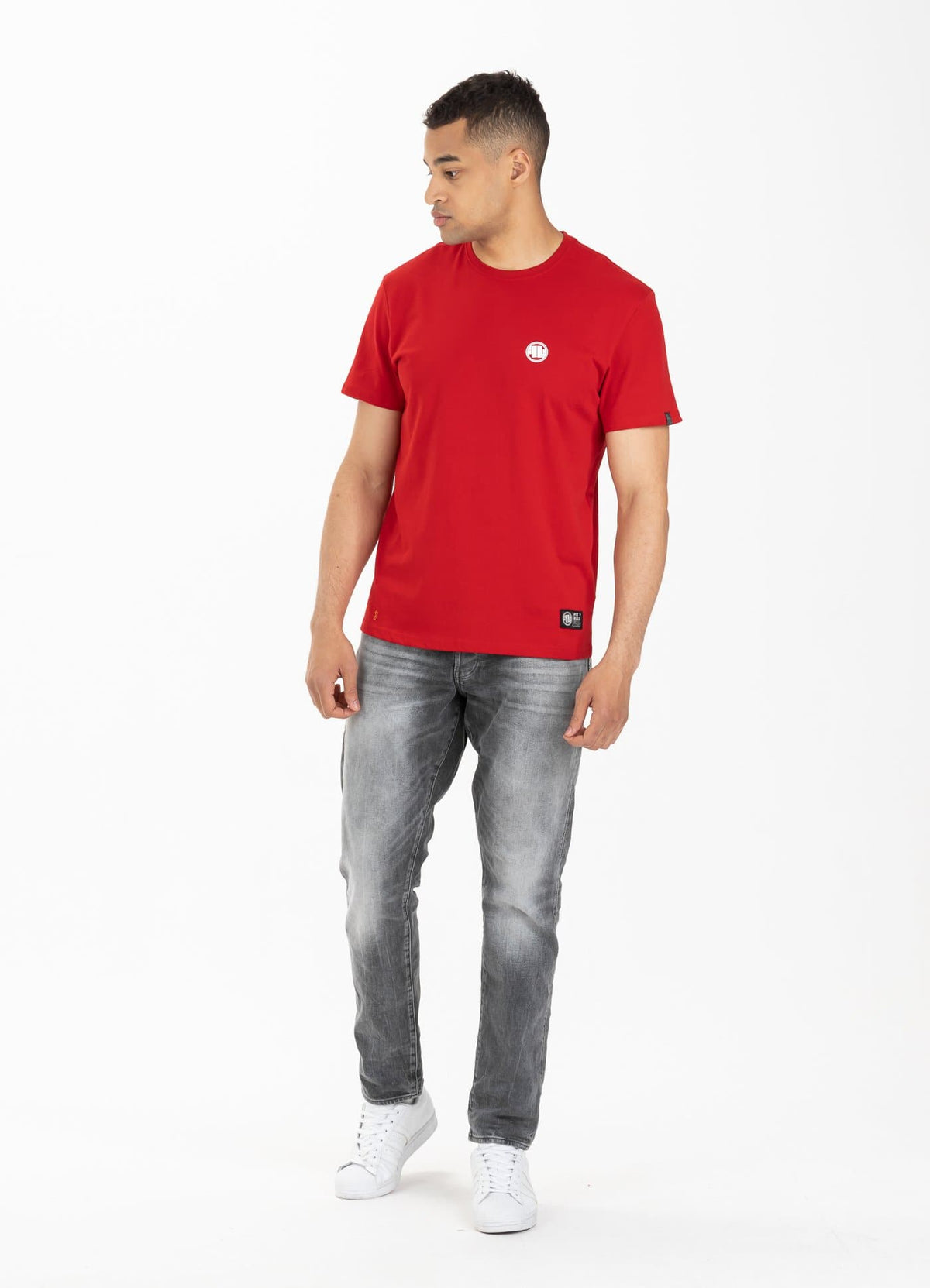 T-Shirt SMALL LOGO 21 Red - Pitbull West Coast International Store 