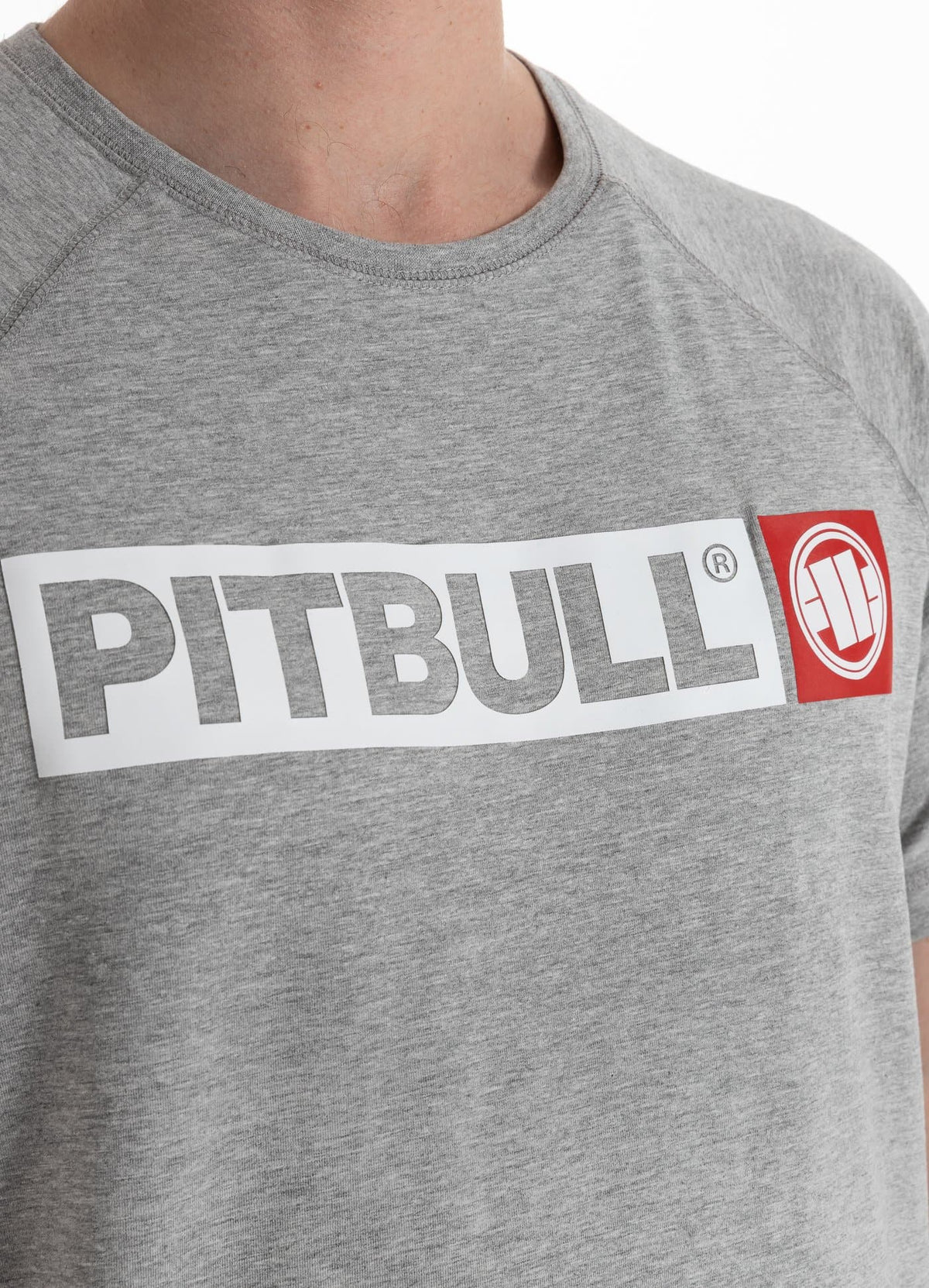 T-shirt Heavyweight Spandex HILLTOP Grey - Pitbull West Coast International Store 