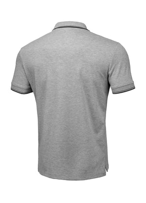 T-shirt POLO REGULAR STRIPES Spandex 250 GSM Grey - Pitbull West Coast International Store 