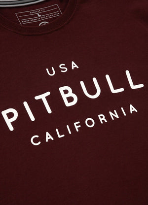 USA CAL Burgundy T-shirt - Pitbullstore.eu