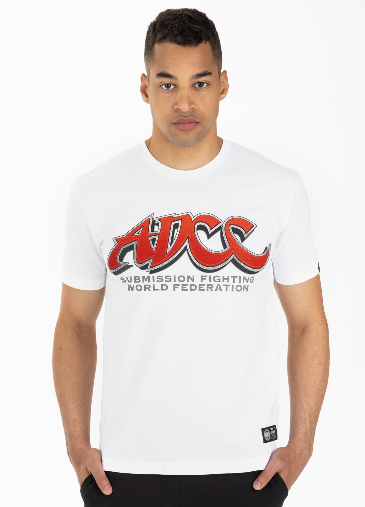 Official ADCC T-Shirt White - Pitbull West Coast International Store 