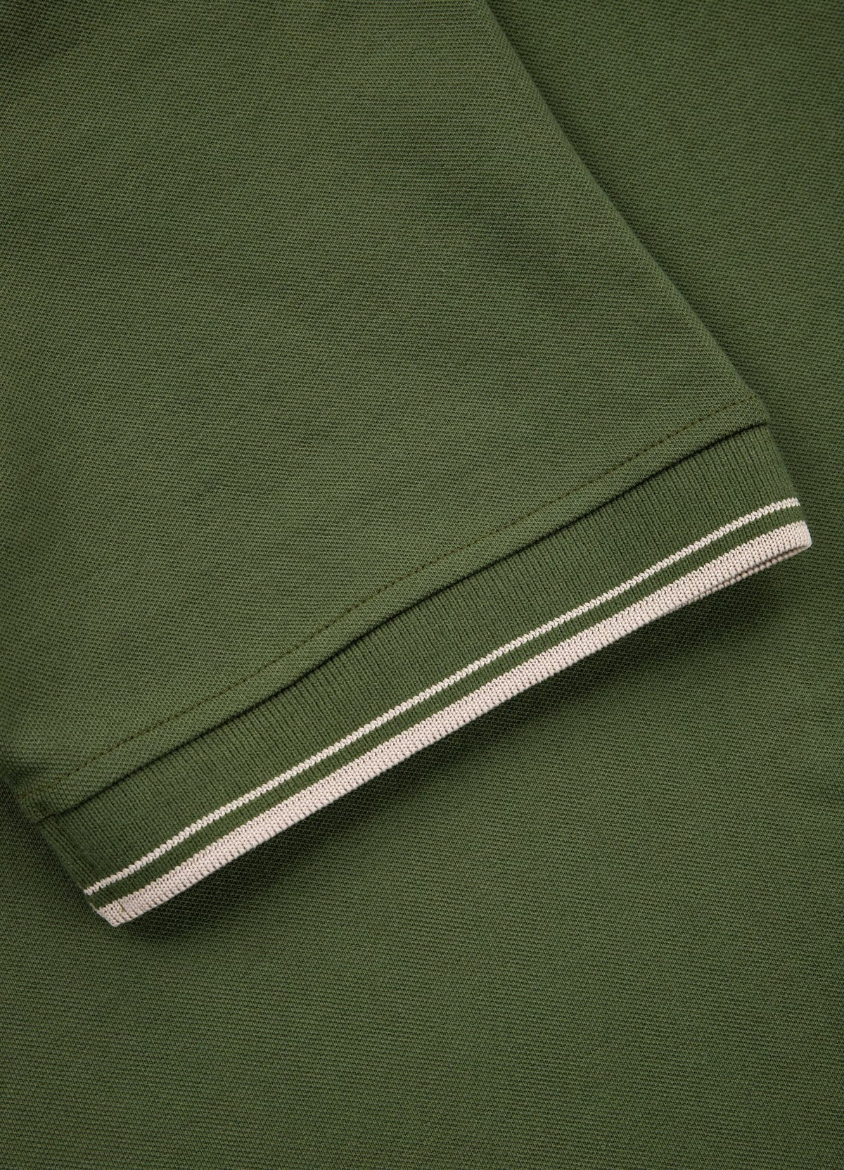 PIQUE STRIPES REGULAR Olive Polo T-shirt - Pitbullstore.eu