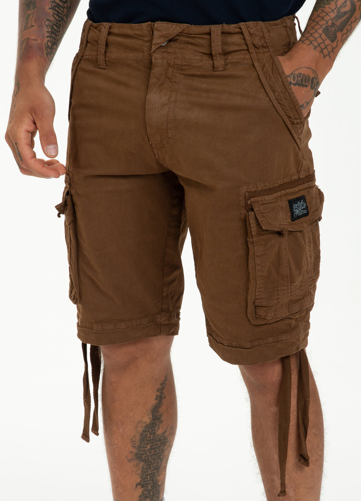 Cargo shorts CARVER Brown - Pitbull West Coast International Store 