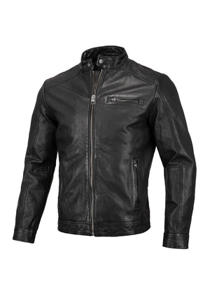 Leather Jacket HOOPER Black - Pitbull West Coast International Store 
