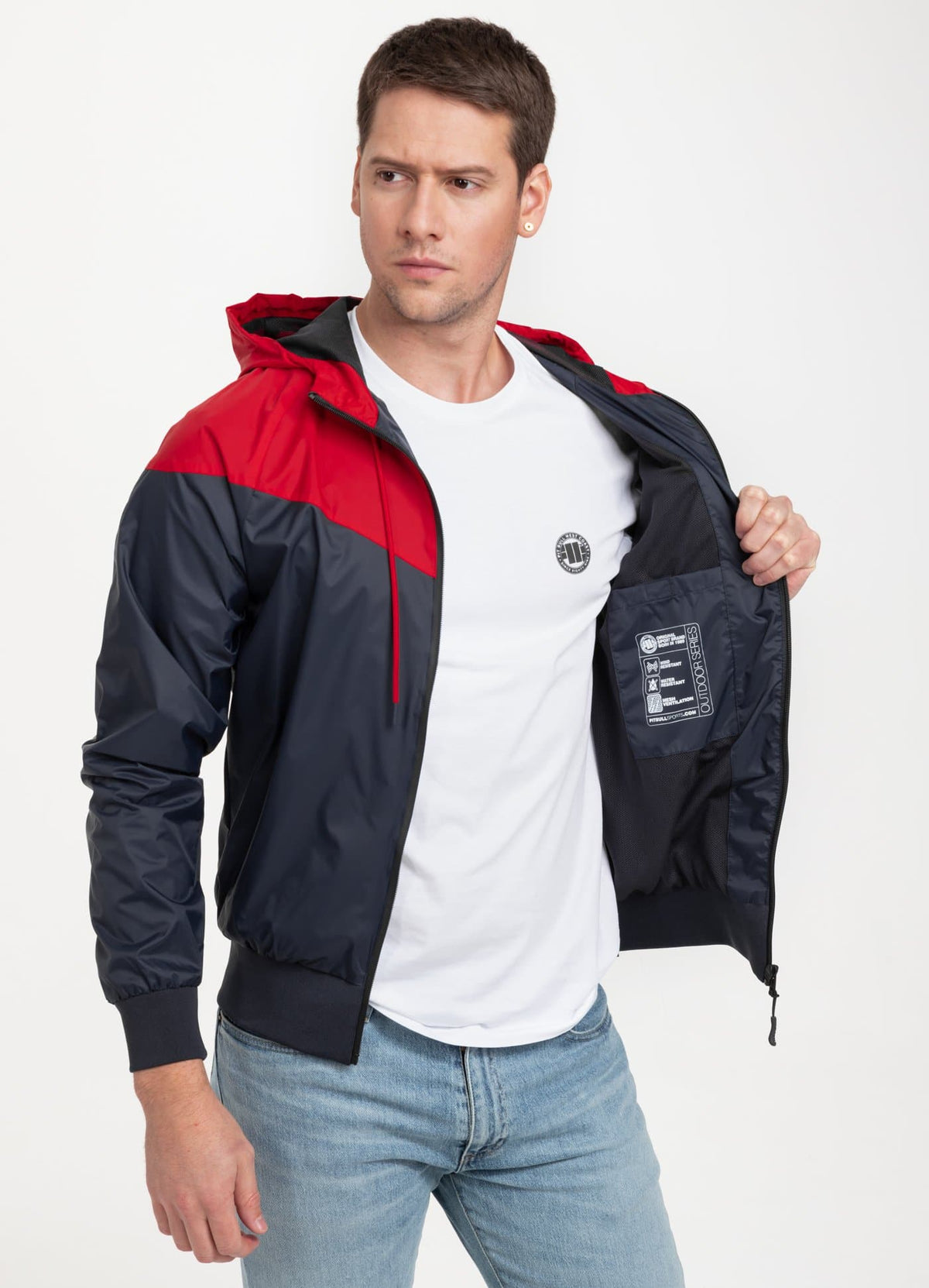Jacket DIVISION Dark Navy/Red - Pitbull West Coast International Store 