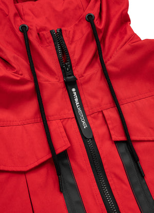 Hooded Jacket ARILLO Red - Pitbull West Coast International Store 