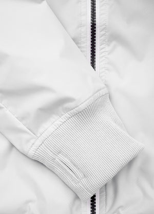 Women Hooded Nylon Jacket AARICIA White - Pitbull West Coast International Store 