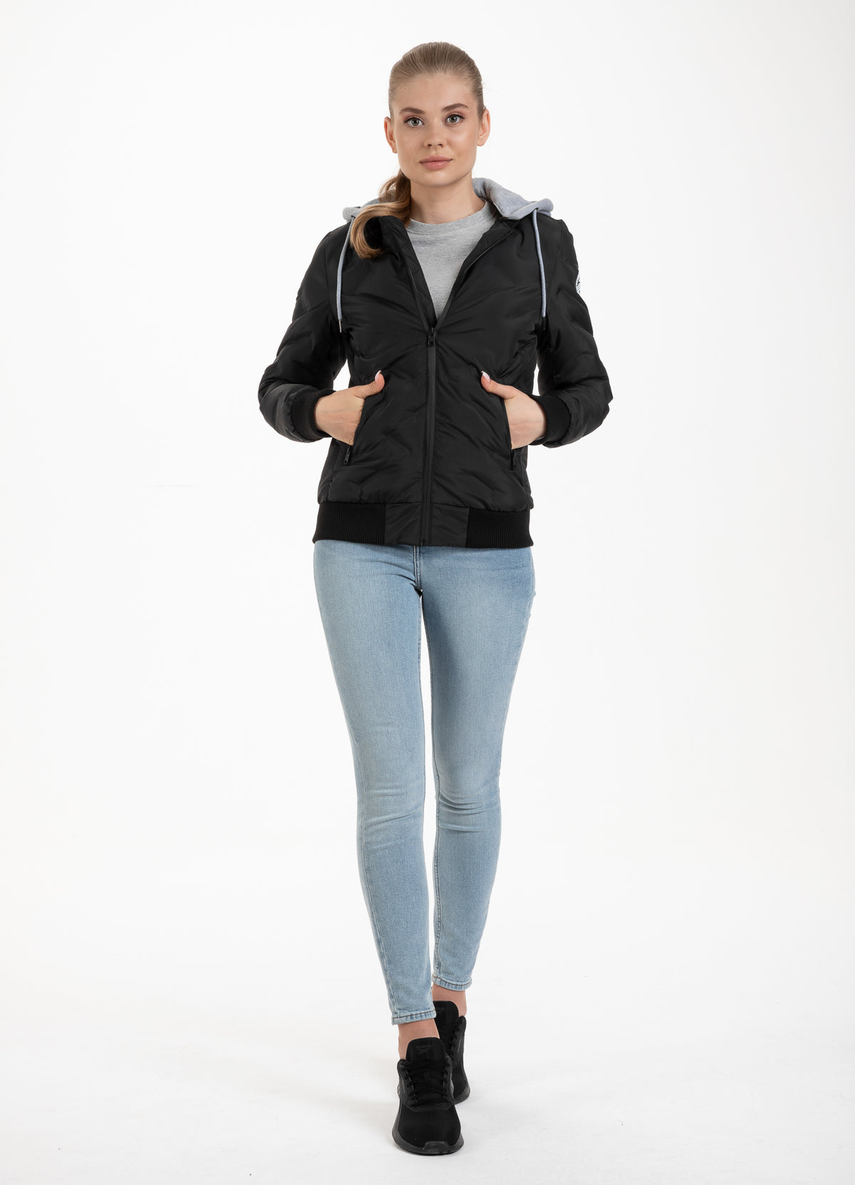 Women's Quilted Jacket Winchester Black - Pitbull West Coast International Store 