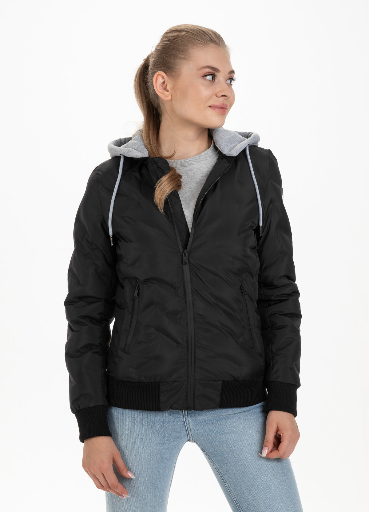 Women&#39;s Quilted Jacket Winchester Black - Pitbull West Coast International Store 