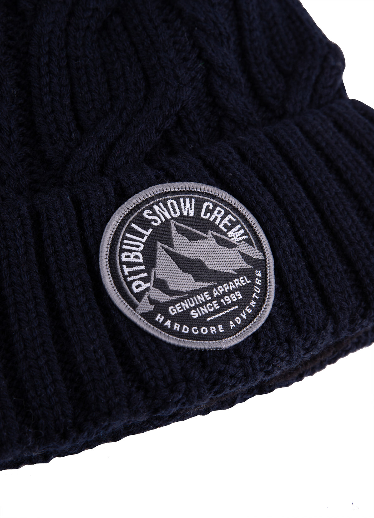 SNOW CREW Dark Navy Winter Beanie - Pitbull West Coast International Store 