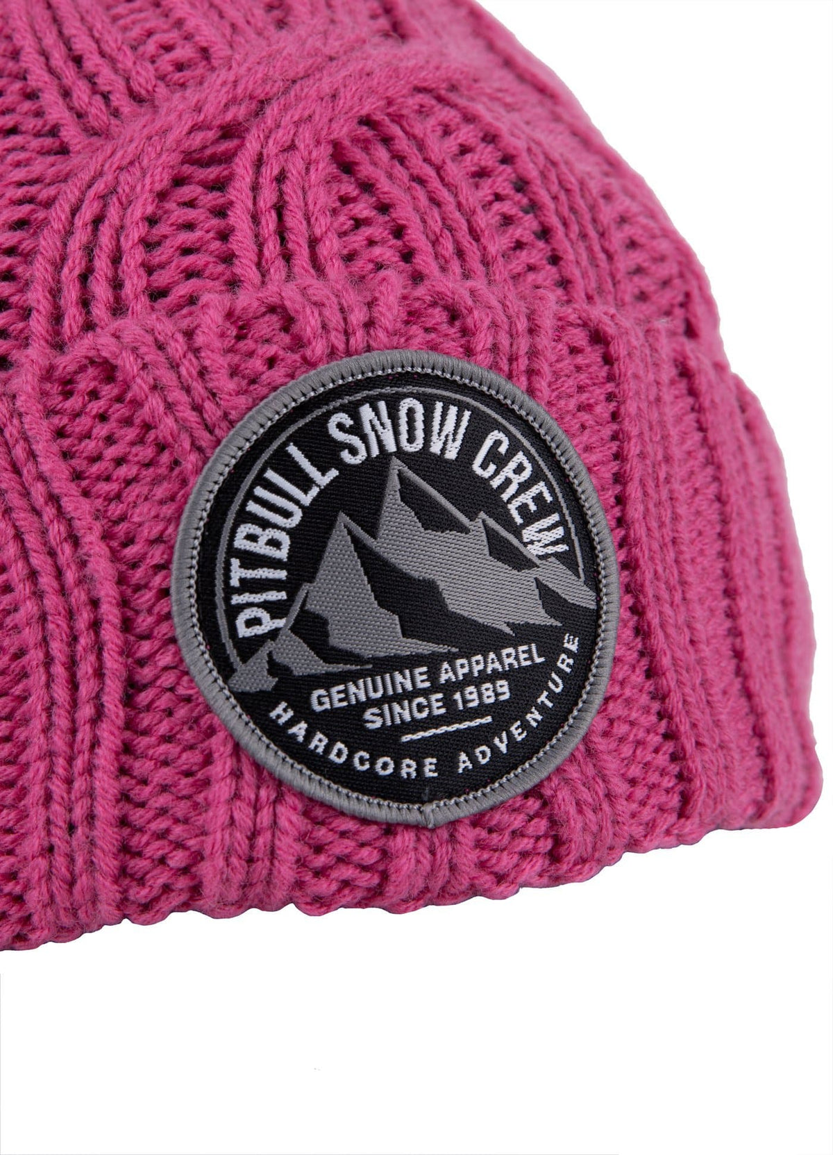 "SNOW CREW" Winter Beanie Pink - pitbullwestcoast
