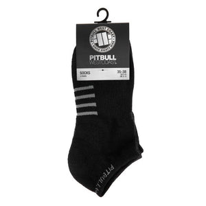 Thin Pad Socks 3pack Black - pitbullwestcoast