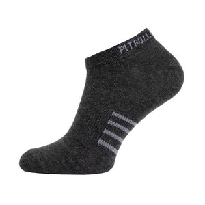 Thin Pad Socks 3pack Charcoal - pitbullwestcoast