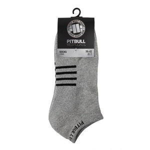 Thin Pad Socks 3pack Grey - pitbullwestcoast