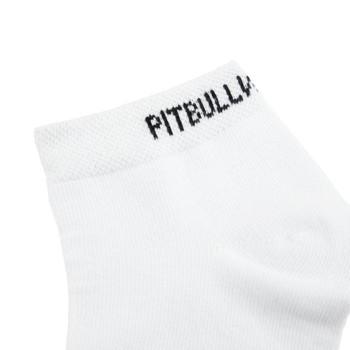 Low Ankle Thin Socks 3pack White - pitbullwestcoast