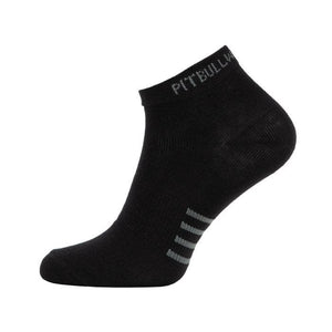 Low Ankle Thin Socks 3pack Black - pitbullwestcoast