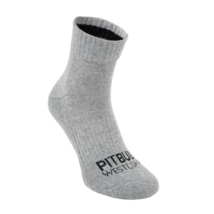 Thin Socks Low Ankle TNT 3pack White/Grey/Black - Pitbull West Coast International Store 