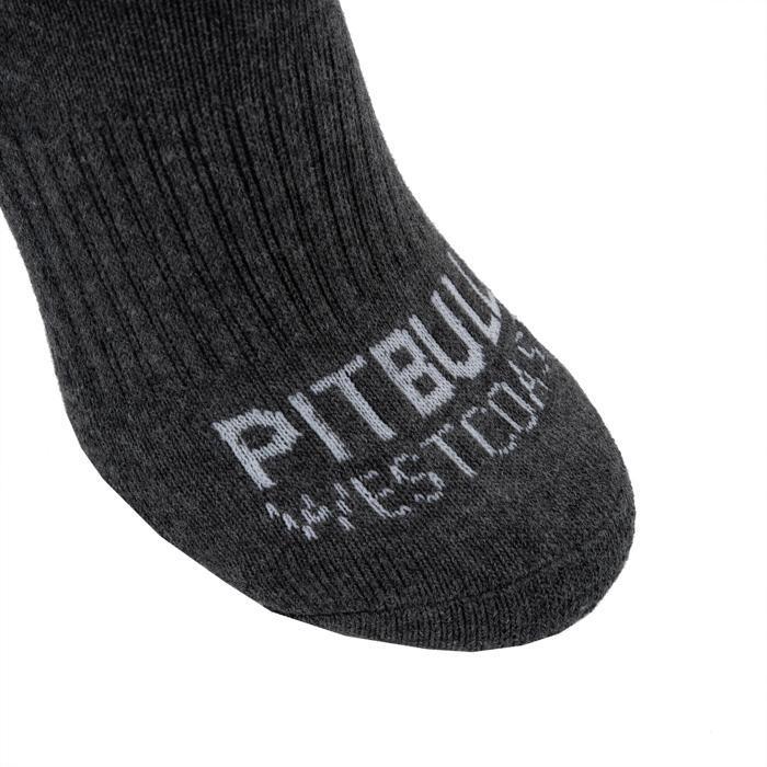 Low Ankle Socks TNT 3pack Charcoal - Pitbull West Coast International Store 