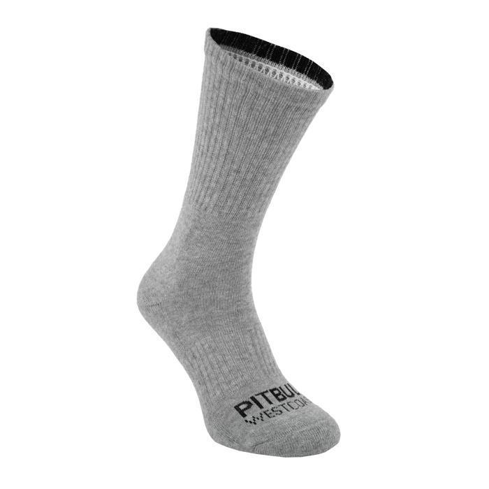 Socks Crew TNT 3pack White/Grey/Black - Pitbull West Coast International Store 
