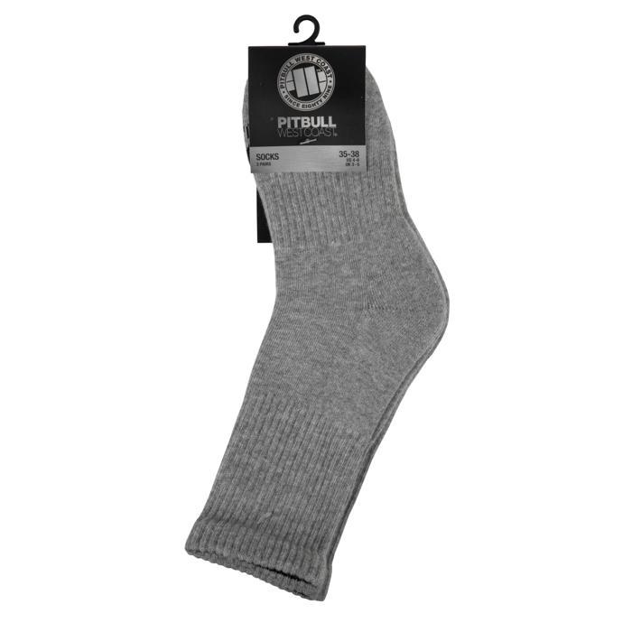 Socks Crew TNT 3pack Grey - Pitbull West Coast International Store 
