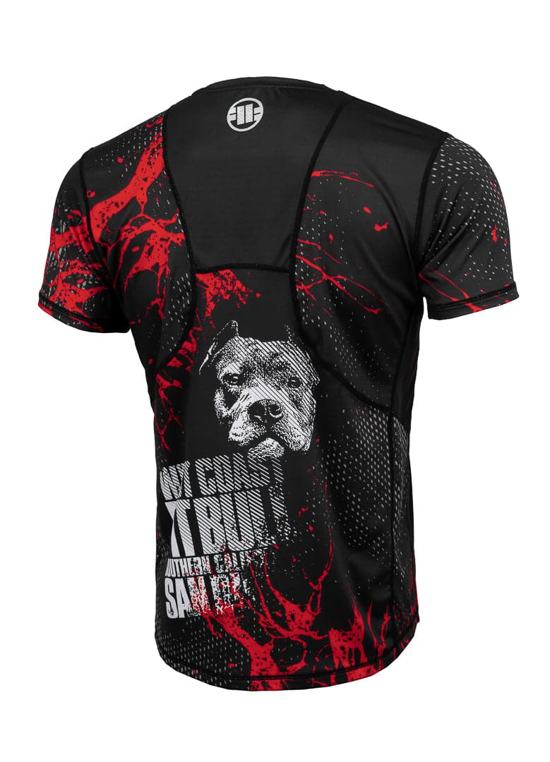 BLOOD DOG 2 Black Mesh T-shirt - Pitbull West Coast International Store 