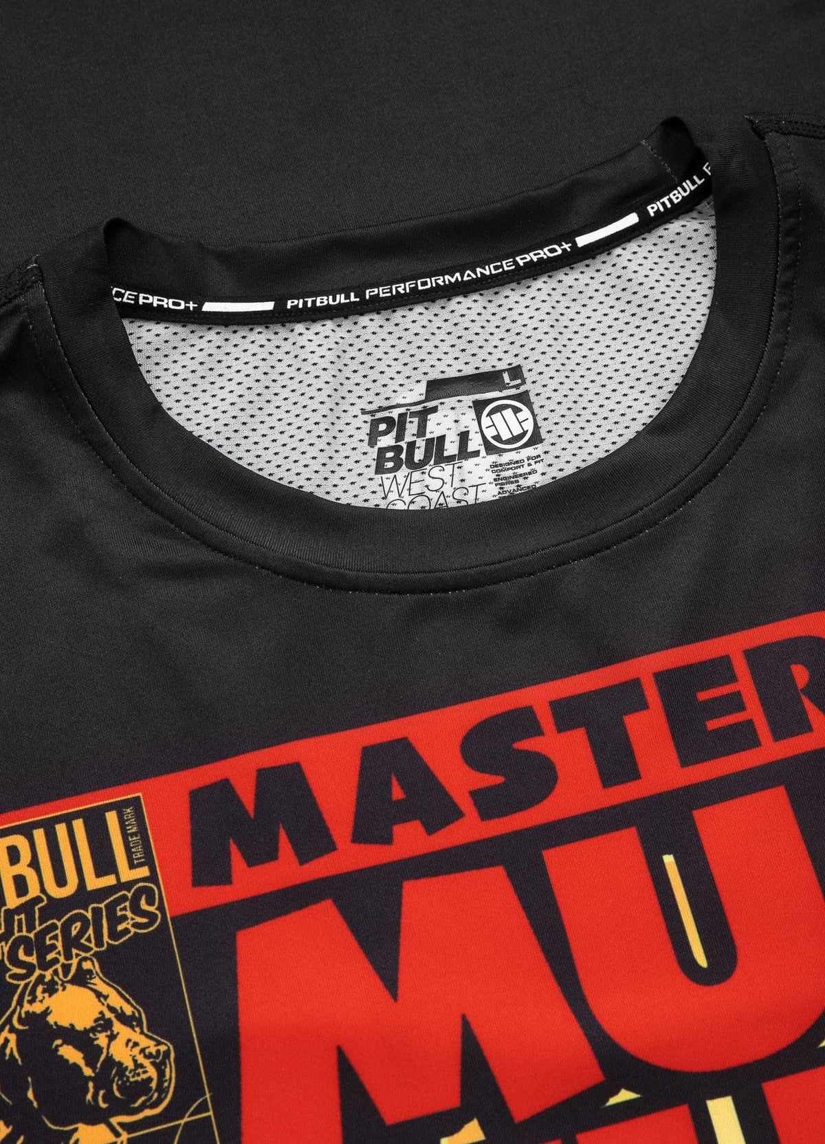 MASTERS OF MUAY THAI Black Mesh T-shirt - Pitbull West Coast International Store 