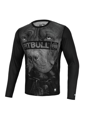 BORN in 1989 Black Mesh Longsleeve T-shirt - Pitbull West Coast International Store 
