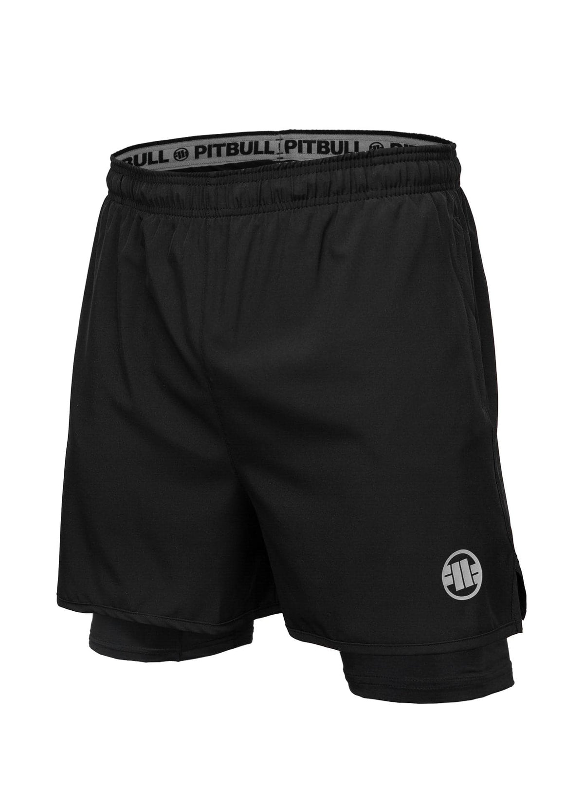 NEW LOGO Mesh Black Shorts - Pitbull West Coast International Store 