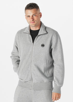 NEW LOGO Premium Pique Grey Sweatjacket - Pitbull West Coast International Store 