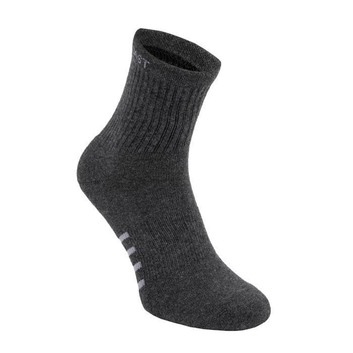 High Ankle Thin Socks 3pack Charcoal - pitbullwestcoast