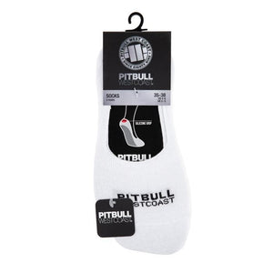 Thin Super No Show Socks 3pack White - pitbullwestcoast