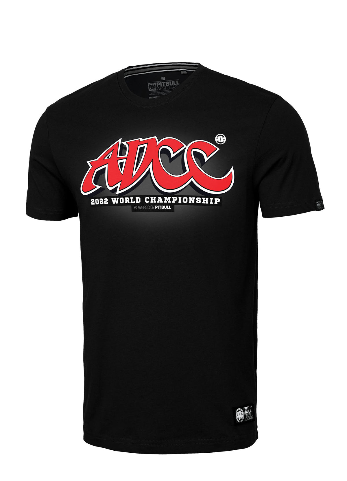 ADCC CHAMPIONSHIP 2022 BASIC Black T-shirt - Pitbull West Coast International Store 
